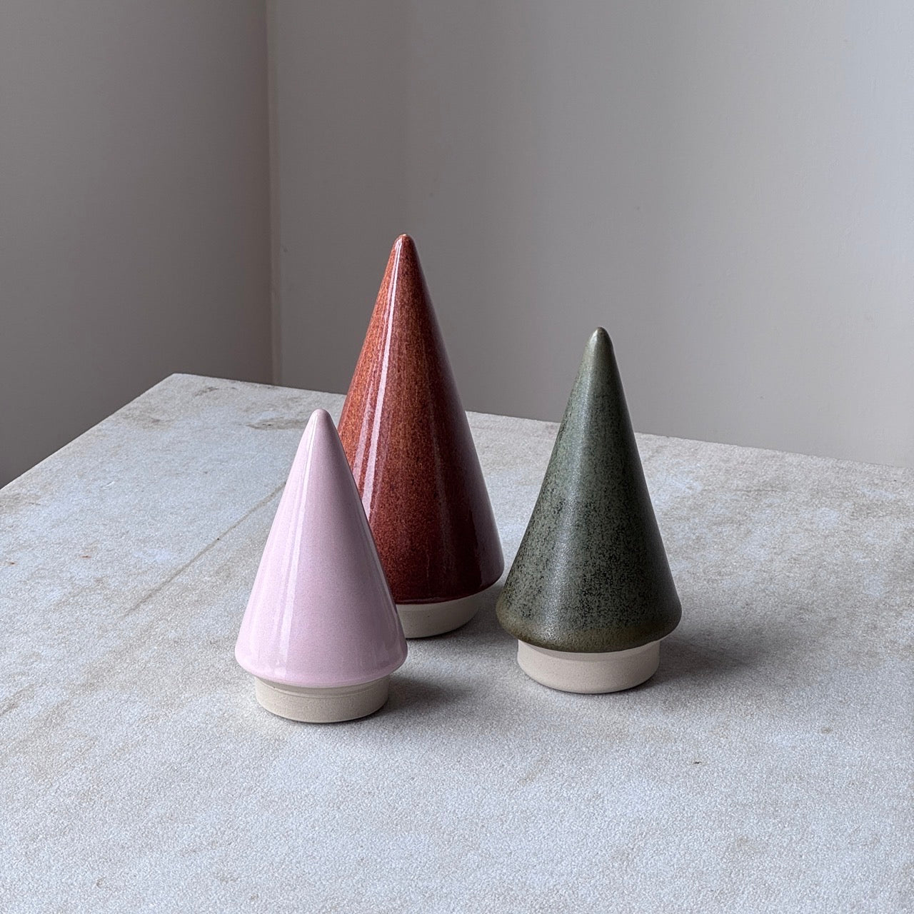 Juletræer - Pink, Grøn Og Brændt