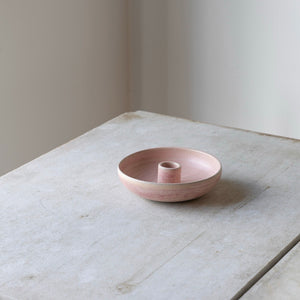 Oda Lysestage Skål Lille - Rosa