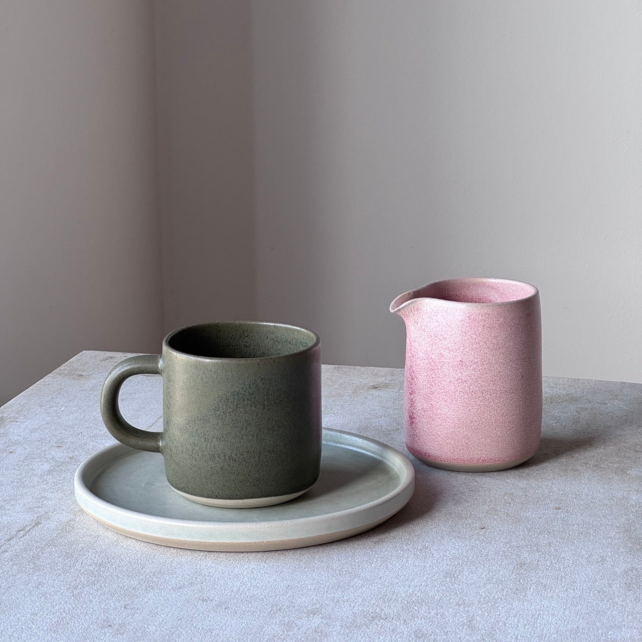 Oda Cylinder Kop Med Hank - Grøn