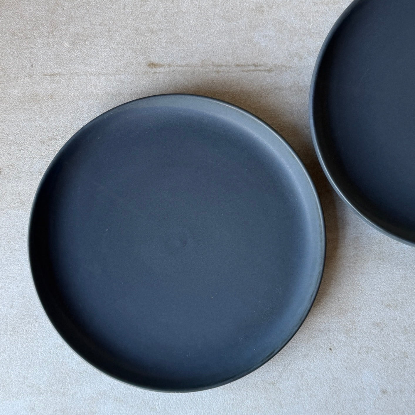 2 x Toto tallerken medium - Blå