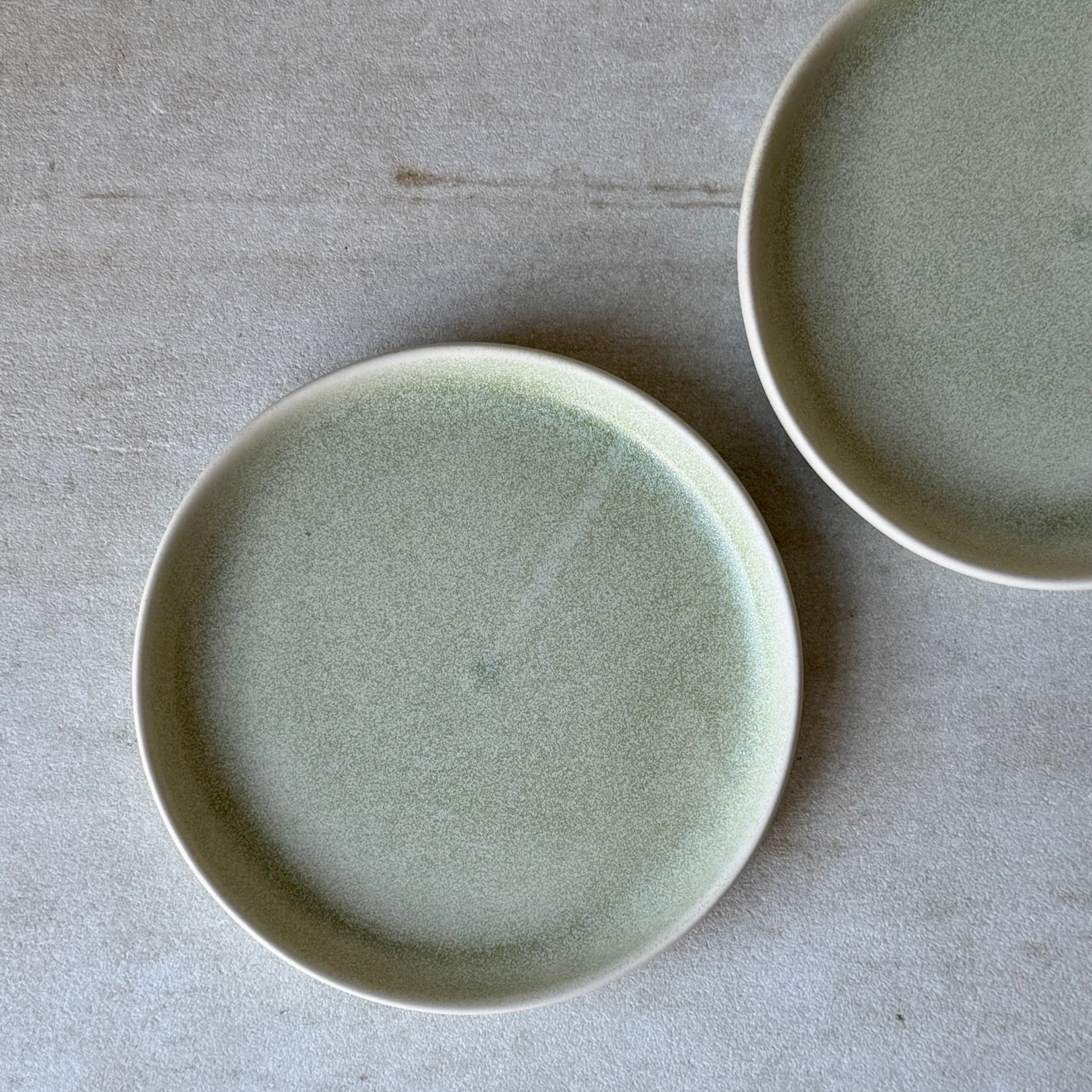2 x Toto tallerken lille - Mint