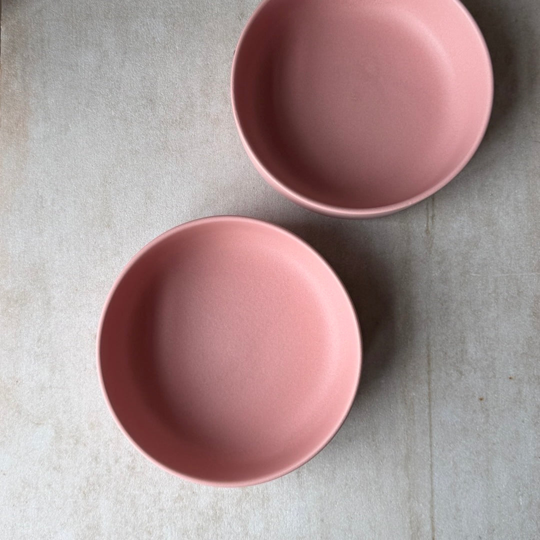 2 x Toto skål stor - Rosa