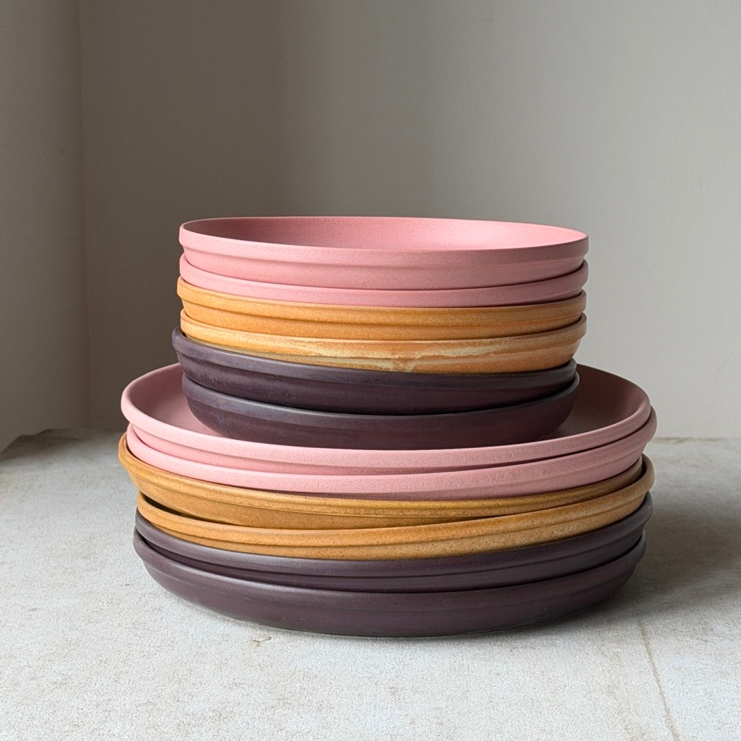 2 x Toto tallerken medium - Rosa