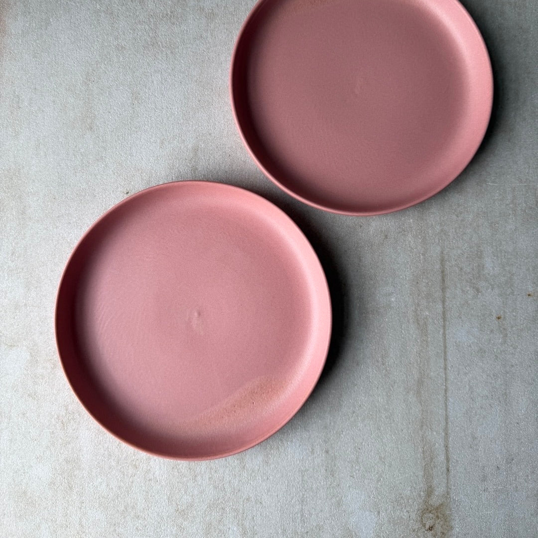 2 x Toto tallerken lille - Rosa