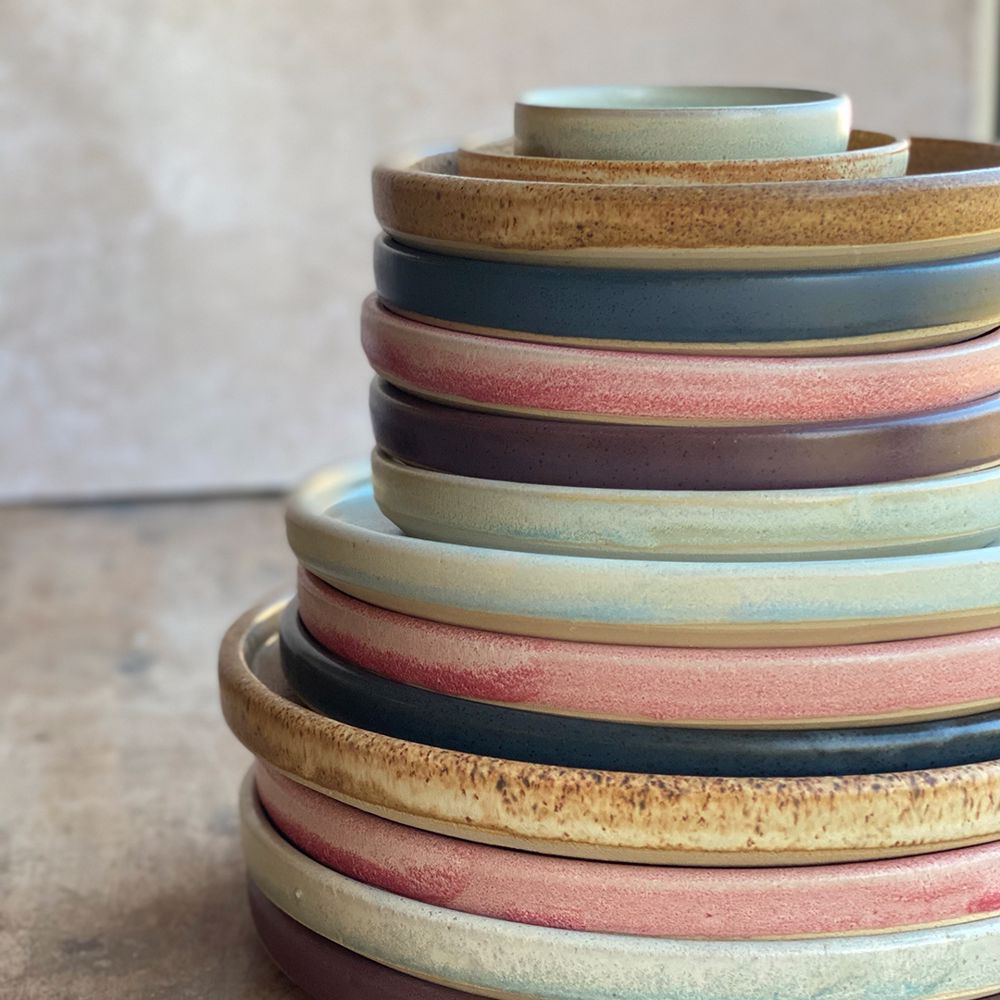 Oda Plate Large - Rose  - 4