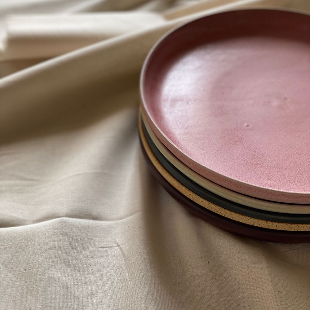 Oda Plate Large - Rose  - 3