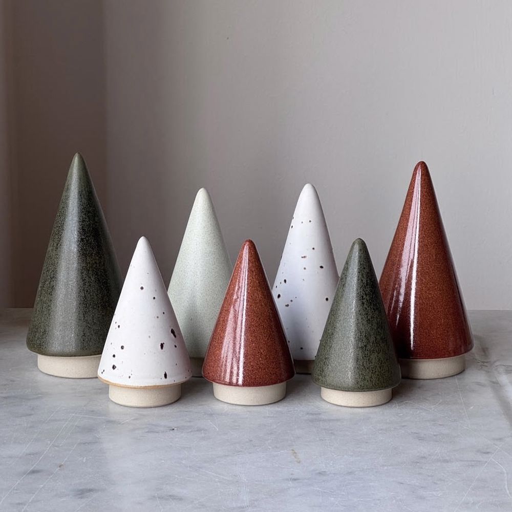 Christmas Trees - Mint, burned and green - 4