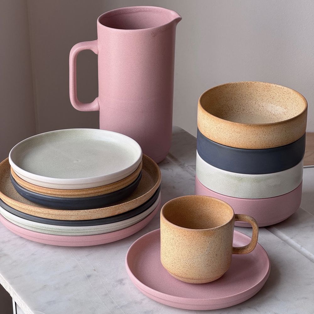 Toto Tallerken medium - Rosa - 3
