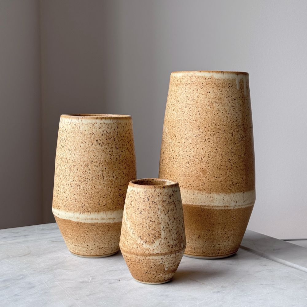 Oda Vase Medium - Brun - 1