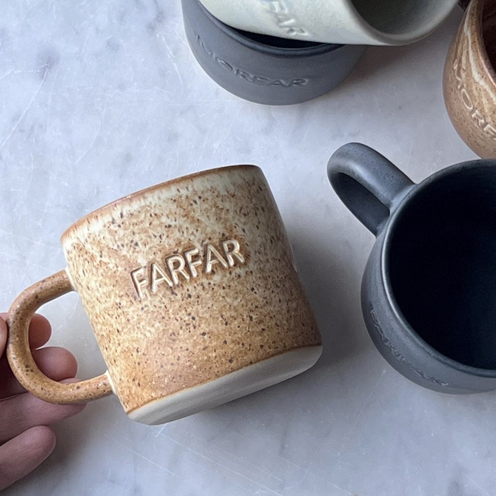 Oda Farfar Mug - Brown - 2