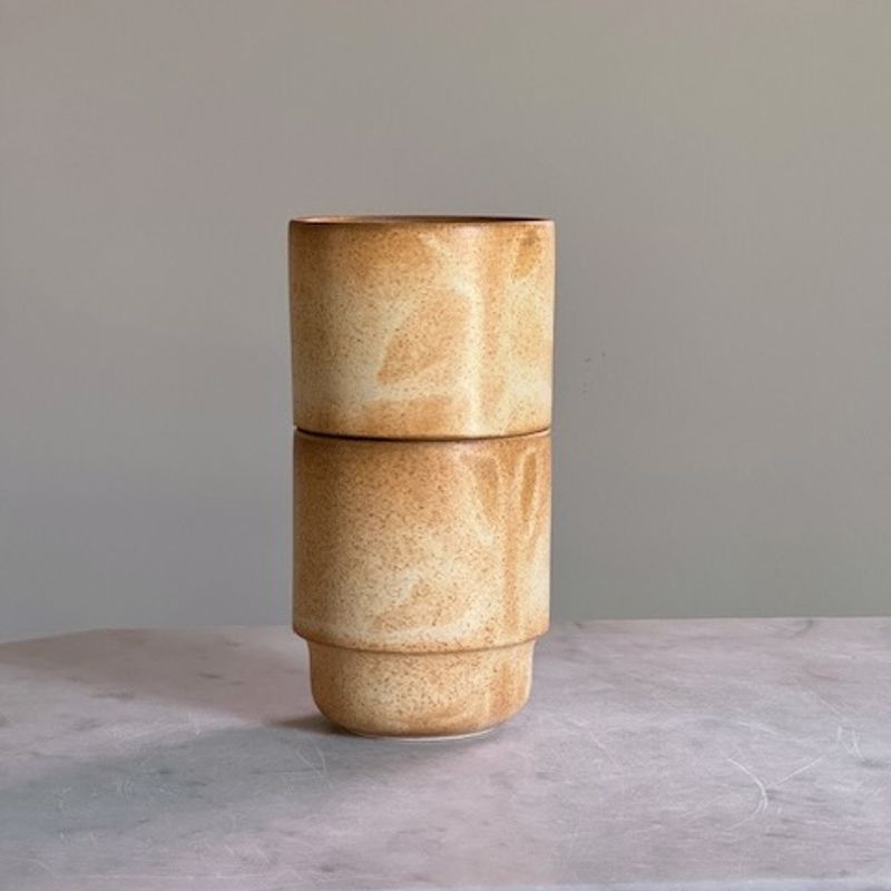 2 x Toto krus (2.sortering) - Brun