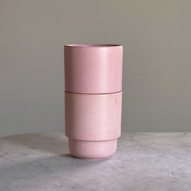 2 x Toto krus (2.sortering) - Rosa