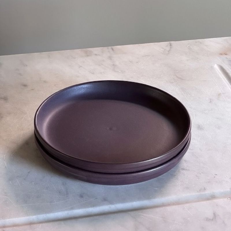 2 x Toto Tallerken lille (2.sortering) - Lilla 